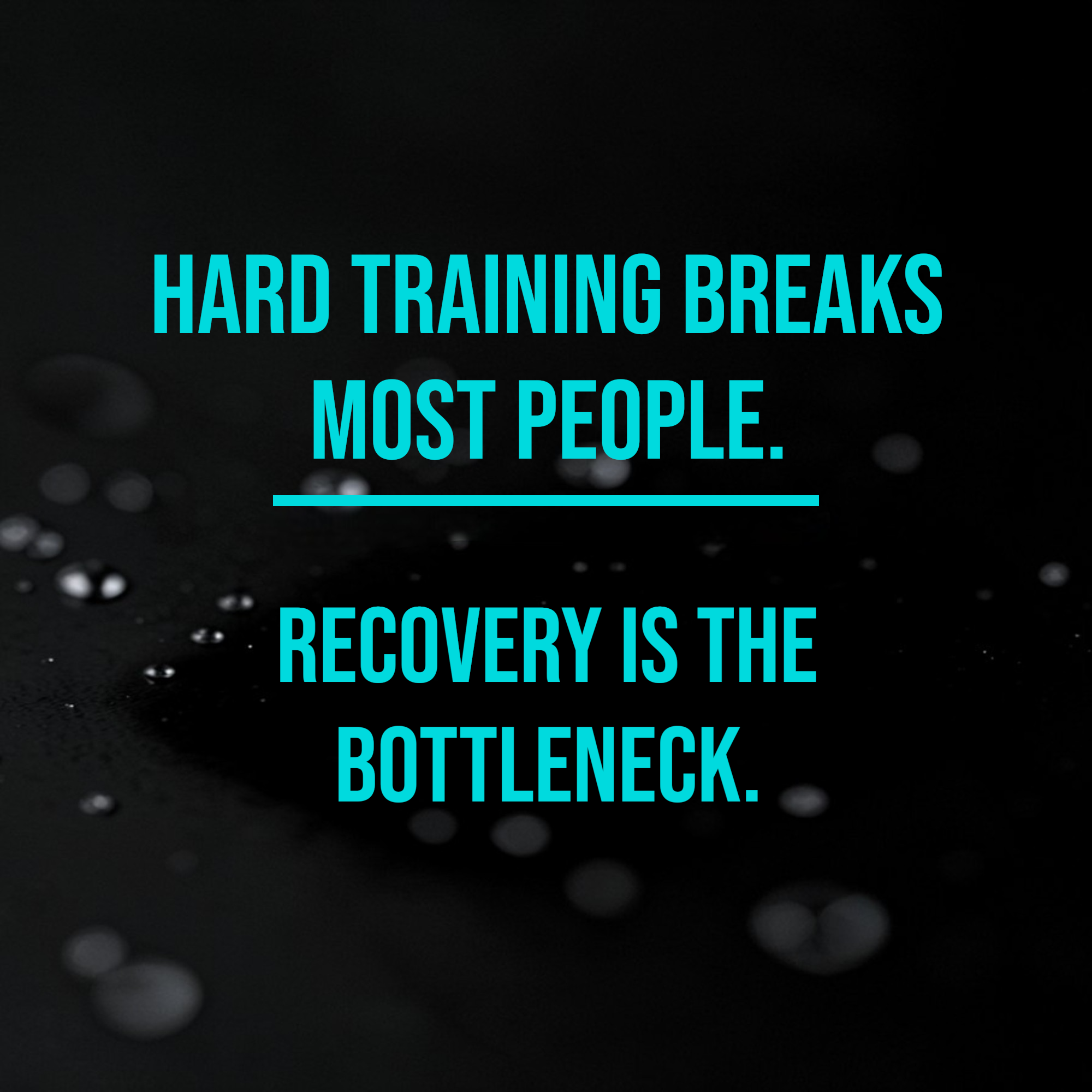 Train Harder. Recover Faster. Perform Again Tomorrow.